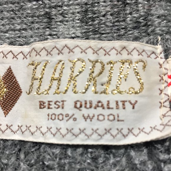 VINTAGE HARRIES KNITTED WOOL SWEATER CARDIGANS SIZE S - Picture 8 of 8